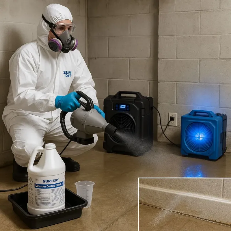 Sanitization and Odor Removal process in Arnold, MN